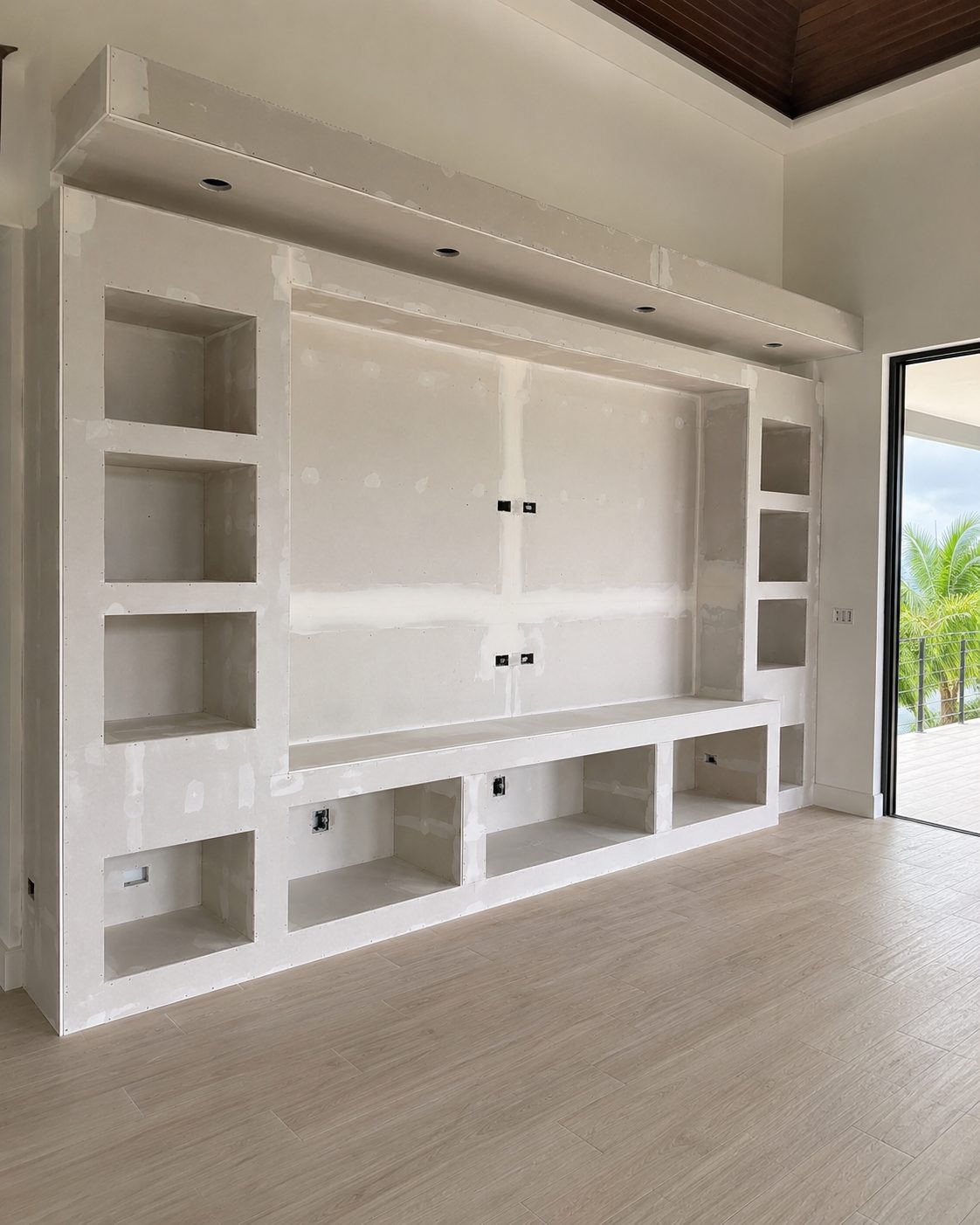Mueble de TV en gypsum